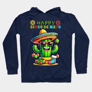 Happy Cinco De Mayo Viva Mexico Funny Cactus Hoodie